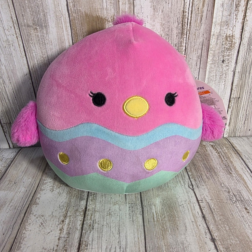 Squishmallows 8 Inch Empressa the Pink Chick Easter Egg Plush Stuffed Animal NEW - Picture 5 of 5